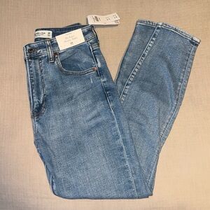 Abercrombie & Fitch The Super Skinny Ankle High Rise Jeans